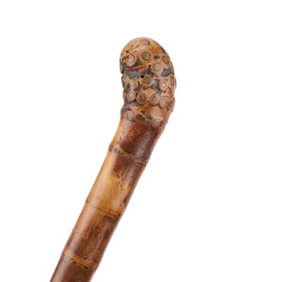 Lot 2 - A LATE 19TH CENTURY BAMBOO SWORD STICK
