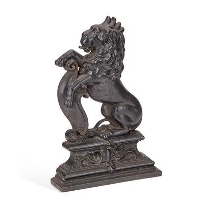 Lot 162 - A 19TH CENTURY CAST IRON DOOR STOP