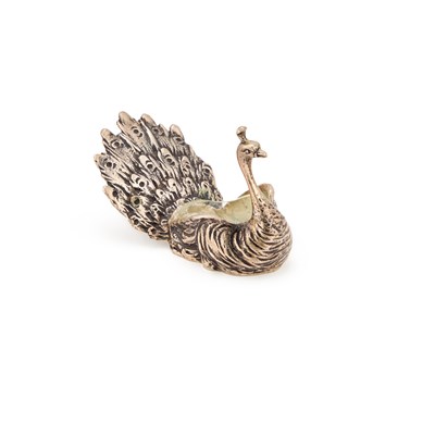 Lot 180 - A GERMAN SILVER NOVELTY SALT