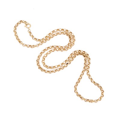 Lot 594 - A BELCHER CHAIN NECKLACE