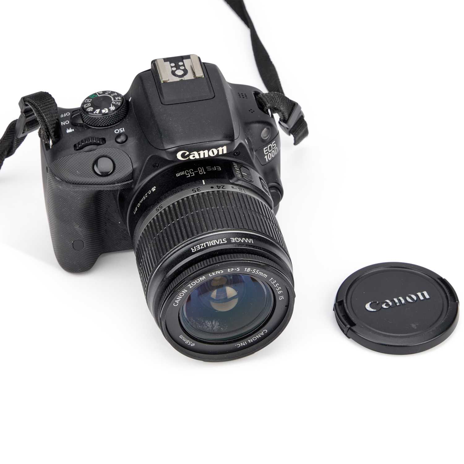 Lot 481 - A CANON EOS 100D DSLR CAMERA