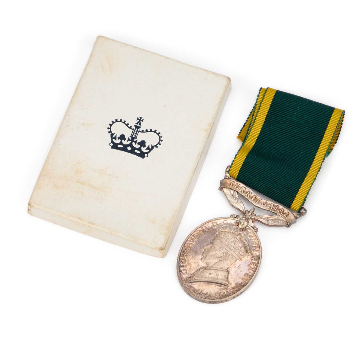 Lot 58 - A GEORGE VI TERRITORIAL EFFICIENCY MEDAL