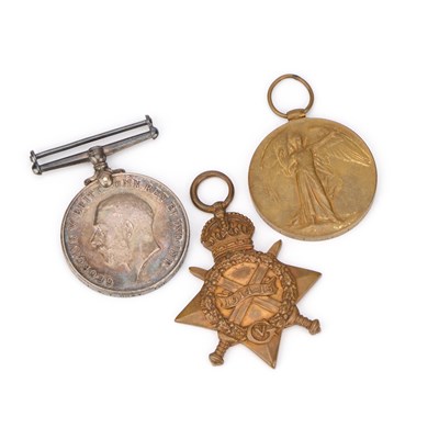 Lot 48 - A FIRST WORLD WAR MEDAL TRIO