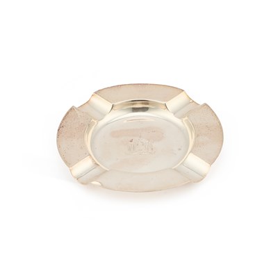 Lot 289 - CRICKET INTEREST: AN INCOGNITI CRICKET CLUB SILVER ASHTRAY