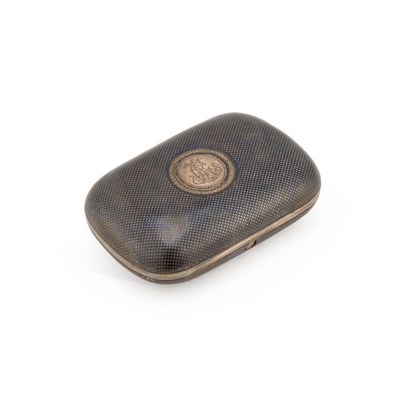Lot 203 - A 19TH CENTURY RUSSIAN SILVER AND NIELLO CIGARETTE CASE