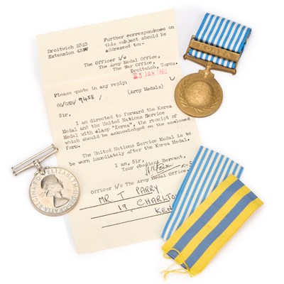 Lot 53 - AN ELIZABETH II KOREA MEDAL PAIR
