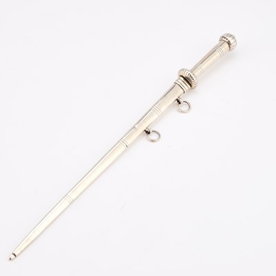 Lot 414 - A SILVER LETTER OPENER