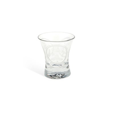 Lot 6 - A MASONIC FIRING GLASS