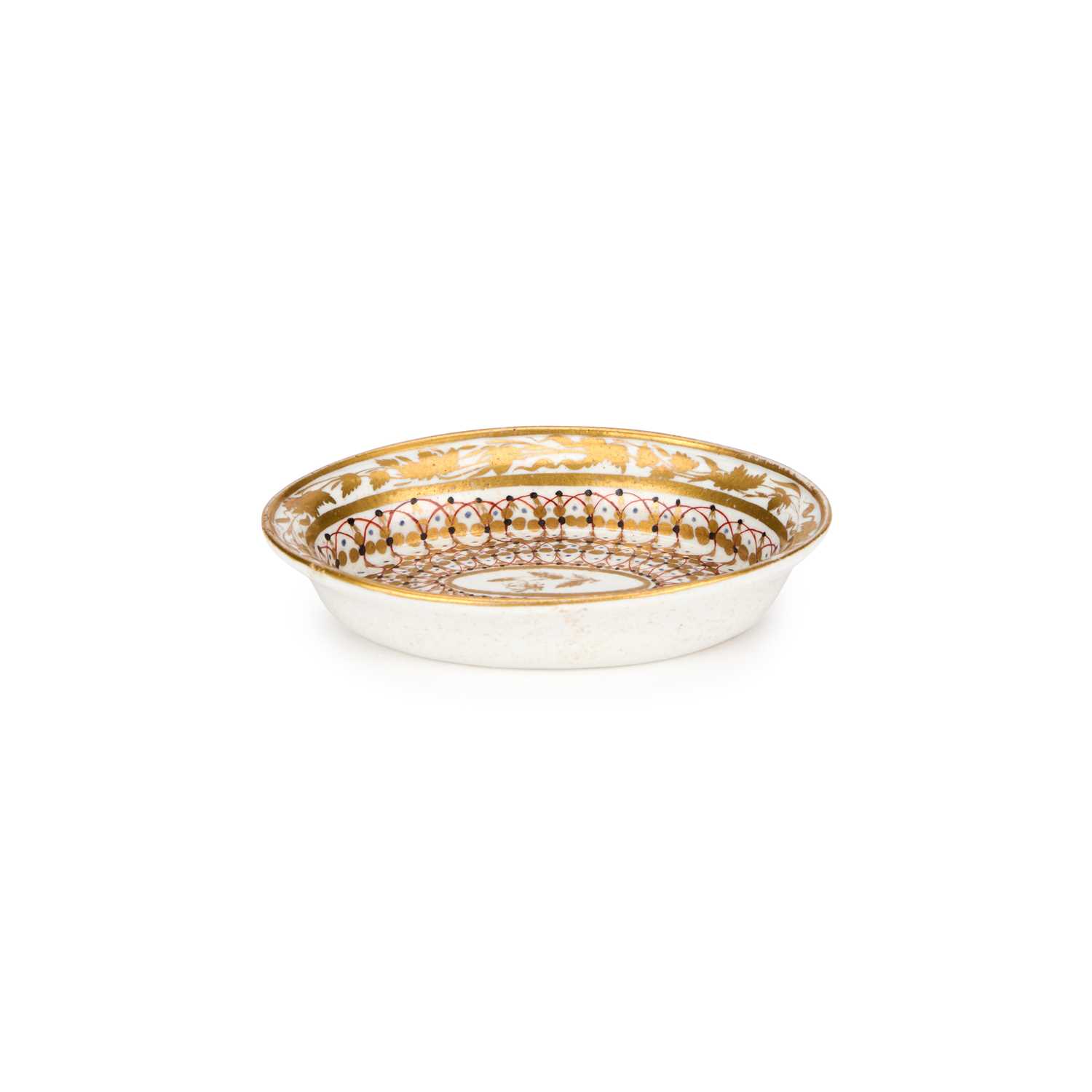 Lot 51 - A RARE BIRMINGHAM PORCELAIN OVAL DISH