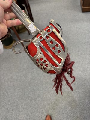 Lot 1 - A SERGEANT'S SCOTTISH BASKET HILT SWORD