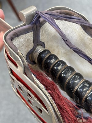 Lot 1 - A SERGEANT'S SCOTTISH BASKET HILT SWORD