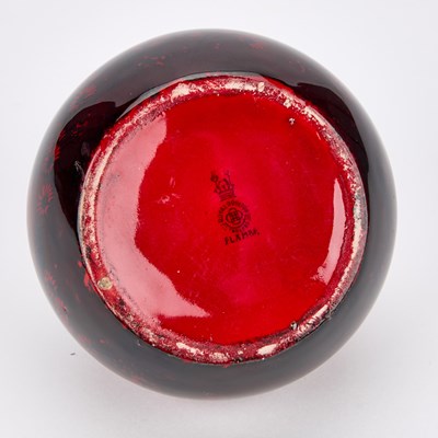 Lot 86 - A ROYAL DOULTON FLAMBE VASE