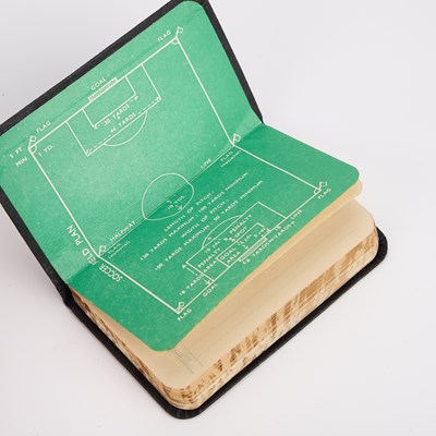 Lot 2 - FOOTBALL INTEREST: AN UNUSED 1955 SOCCER DIARY