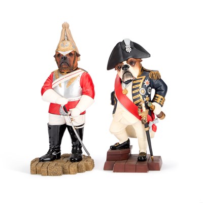 Lot 32 - TWO DOGGIE PEOPLE MODELS