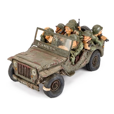 Lot 497 - GUILLERMO FORCHINO, "MILITARY JEEP"