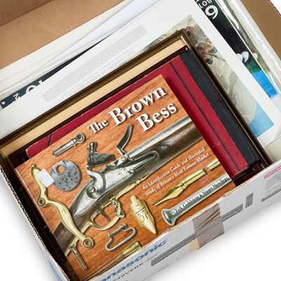 Lot 36 - A GROUP OF BOOKS, SIGNS AND FRAMED ARTICLES