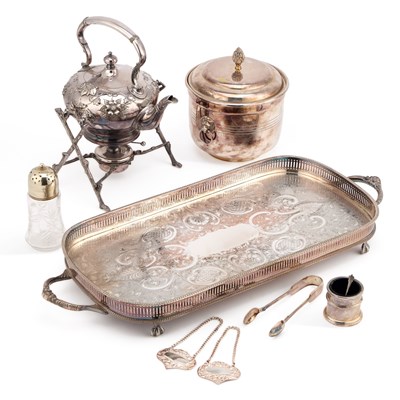 Lot 190 - A GROUP OF SILVER-PLATE