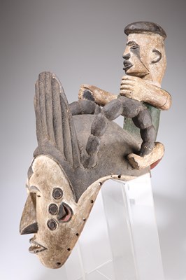 Lot 360 - AN IBO / IGBO HELMET MASK (NIGERIA)