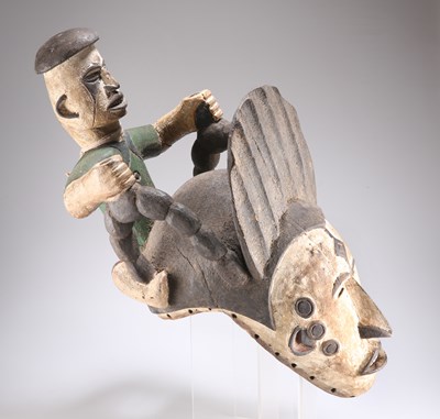Lot 360 - AN IBO / IGBO HELMET MASK (NIGERIA)