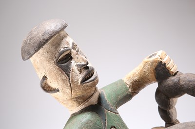 Lot 360 - AN IBO / IGBO HELMET MASK (NIGERIA)