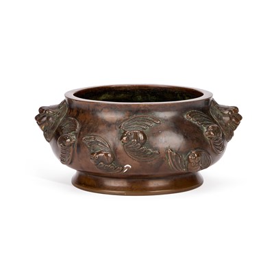 Lot 93 - A LARGE CHINESE BRONZE CENSER