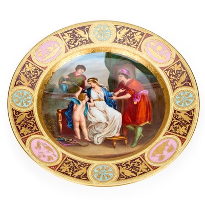 Lot 31 - A VIENNA PORCELAIN PLATE