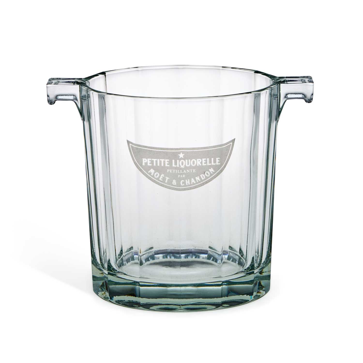 Lot 73 - AN ITALIAN MOËT & CHANDON GLASS ICE BUCKET