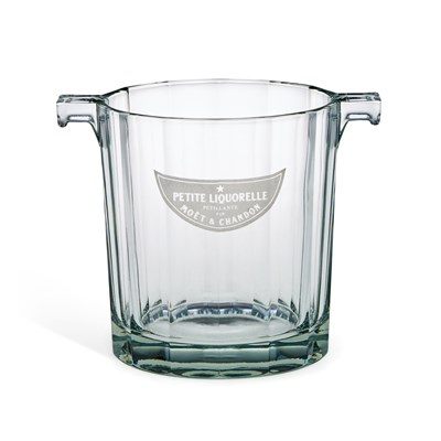 Lot 73 - AN ITALIAN MOËT & CHANDON GLASS ICE BUCKET