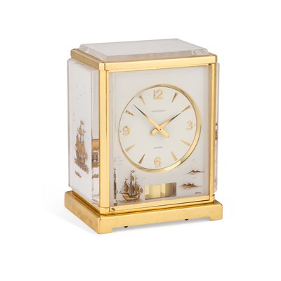 Lot 701 - A JAEGER LE COULTRE 'MARINA' ATMOS CLOCK