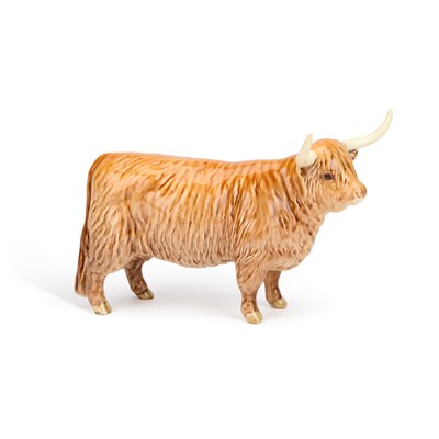 Lot 99 - A BESWICK MODEL OF A HIGHLAND COW