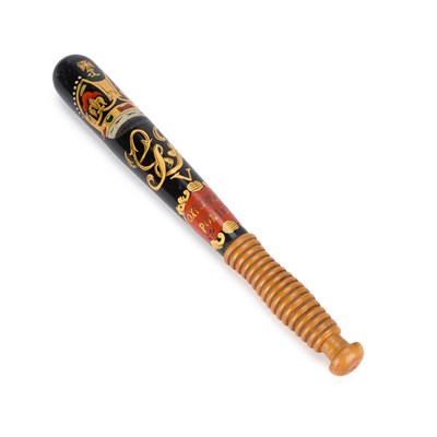 Lot 161 - A GEORGE V OXFORDSHIRE POLICE TRUNCHEON