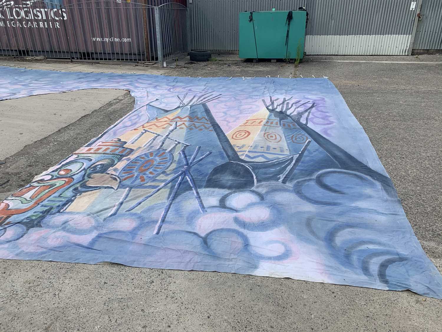 Lot 6 - PETER PAN TEEPEE (TENT) CUT CLOTH