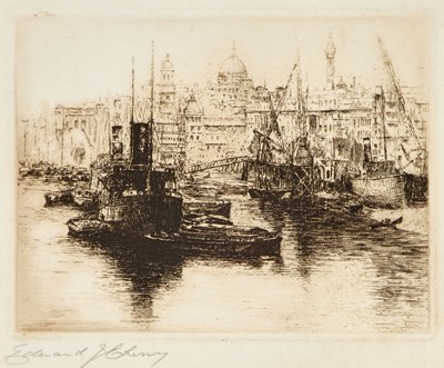 Lot 588 - EDWARD CHERRY FRSA (1886-1960)