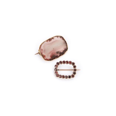 Lot 483 - TWO 19TH CENTURY BROOCHES