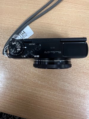 Lot 194 - A CANON POWERSHOT G7X DIGITAL CAMERA