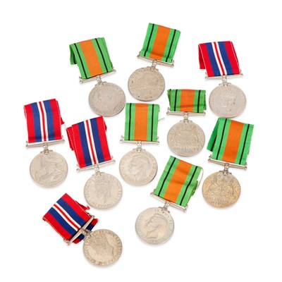 Lot 14 - A GROUP OF SECOND WORLD WAR MEDALS