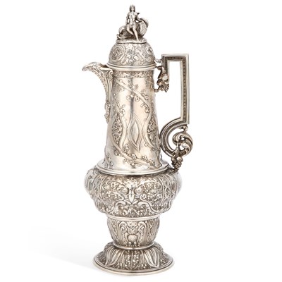 Lot 326 - A LARGE VICTORIAN SILVER EWER