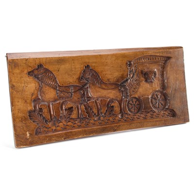 Lot 706 - A 19TH CENTURY GINGERBREAD MOULD