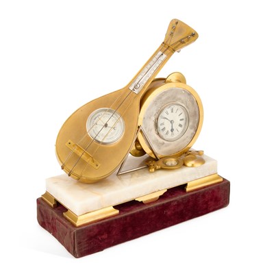 Lot 638 - A RARE 19TH CENTURY FRENCH INDUSTRIAL MUSICAL CLOCK COMPENDIUM