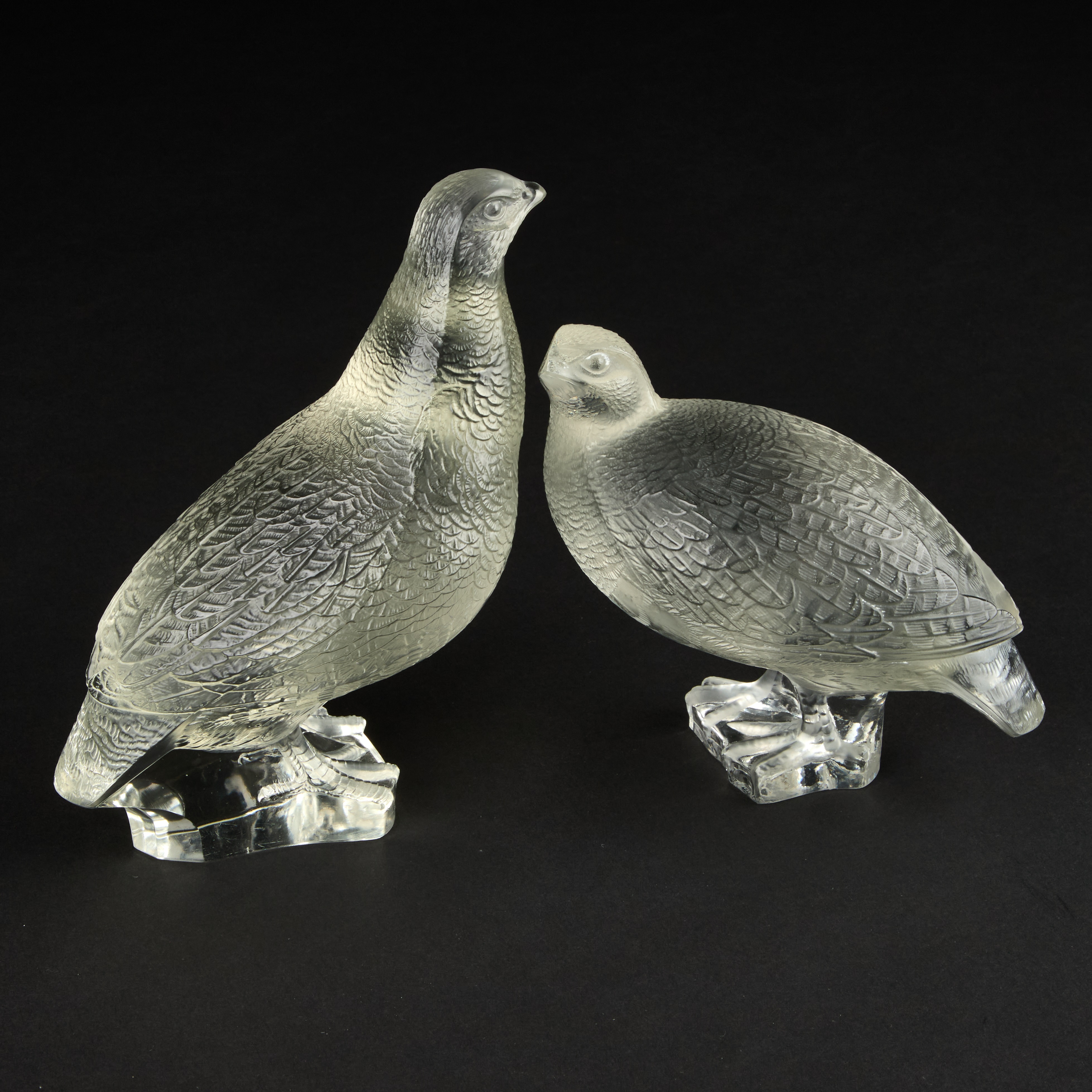 Lot 11 - RENÉ LALIQUE (FRENCH, 1860-1945), TWO