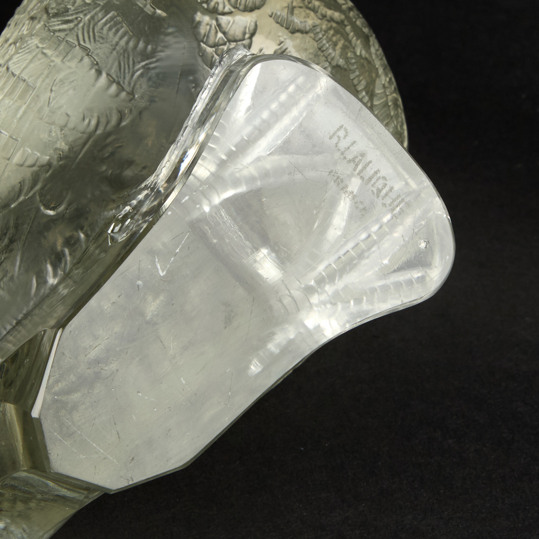 Lot 11 - RENÉ LALIQUE (FRENCH, 1860-1945), TWO