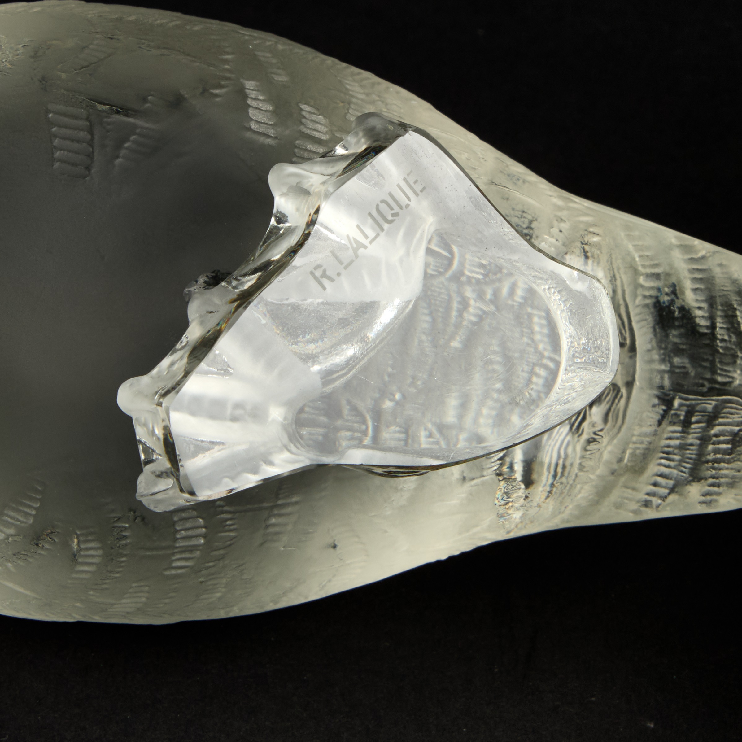 Lot 11 - RENÉ LALIQUE (FRENCH, 1860-1945), TWO