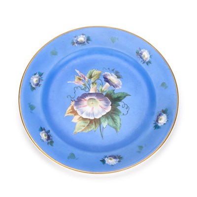 Lot 16 - A RARE NANTGARW PORCELAIN PLATE
