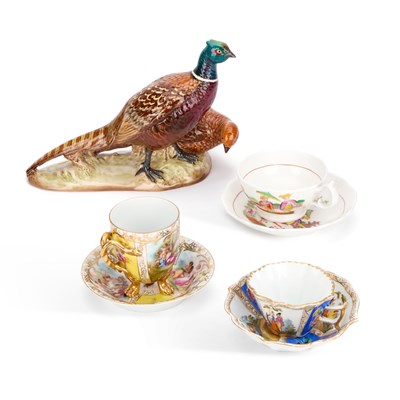 Lot 55 - A BESWICK MODEL OF PHEASANTS