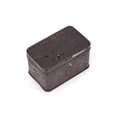 Lot 107 - A METAL DAILY MAIL SAVINGS BANK