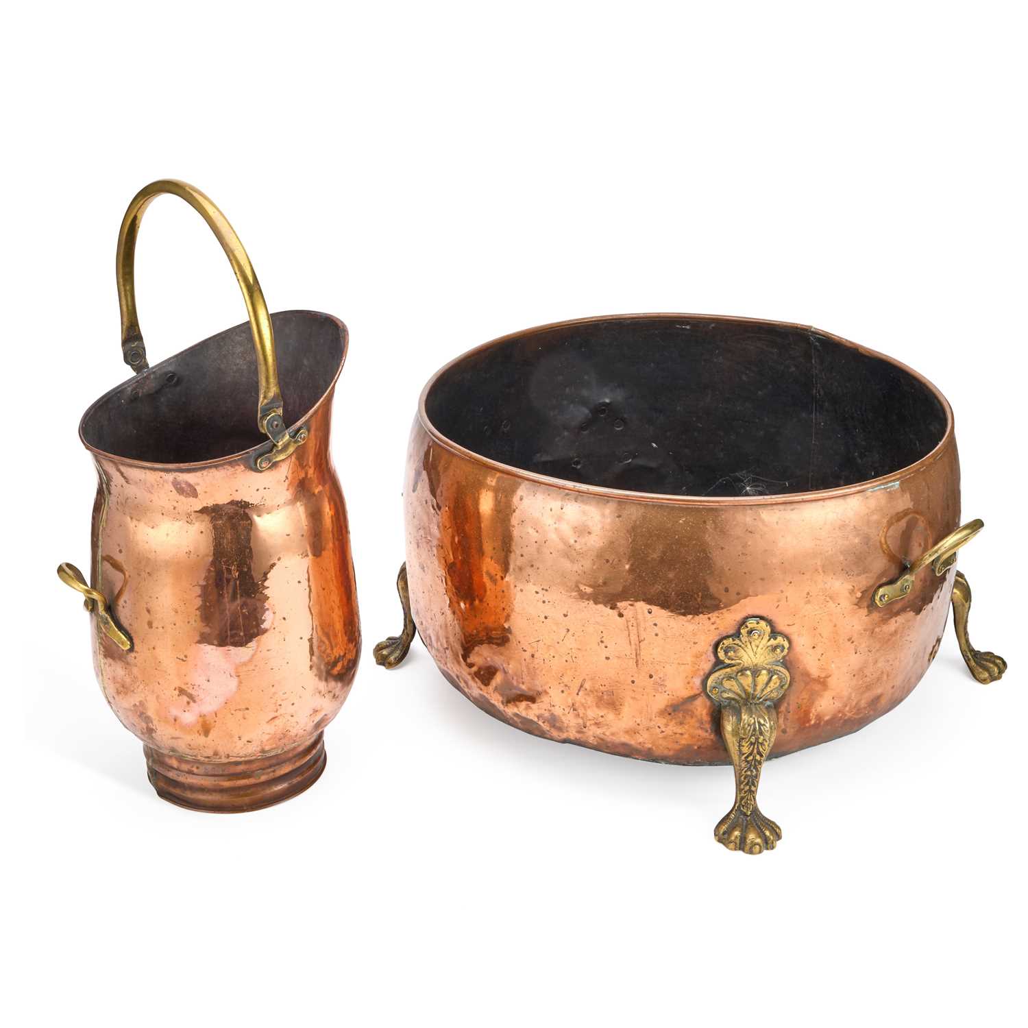 Lot A LARGE EDWARDIAN COPPER PLANTER