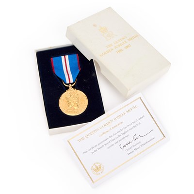 Lot 7 - A ELIZABETH II QUEEN'S GOLDEN JUBILEE MEDAL 1952-2002