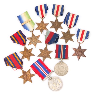 Lot 20 - A GROUP OF SECOND WORLD WAR MEDALS