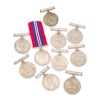 Lot 56 - A GROUP OF SECOND WORLD WAR MEDALS