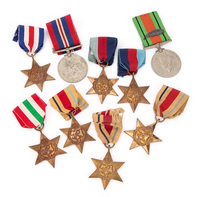 Lot 54 - A GROUP OF SECOND WORLD WAR MEDALS